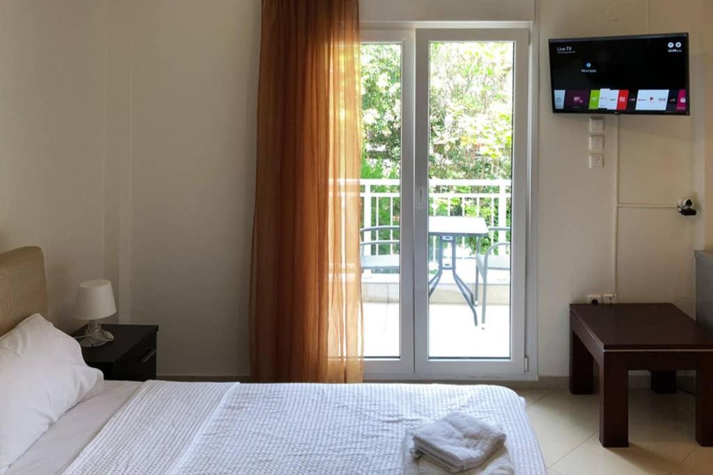 Cozy Studio Near The Beach 1Stfloor Nea Iraklitsa Ngoại thất bức ảnh