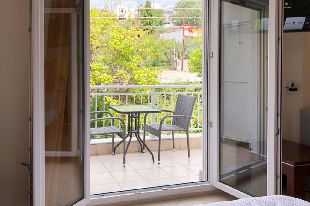 Cozy Studio Near The Beach 1Stfloor Nea Iraklitsa Ngoại thất bức ảnh